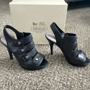 Coach Sandra Calf Heal SZ 8